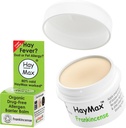 Baume de barrière d'allergène de HayMax - Encens 0.17 fl oz - Bio, naturel et non somnolent Baume de lutte contre la fièvre et l'allergie - Blocs Particules de pollen et d'allergène - Idéal pour les adultes, les enfants et les femmes enceintes