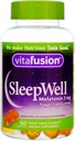 Vitafusion Sleep Well Gummy Sleep Support, 3 mg de mélatonine, 60 Compte (paquet de 4) par Vitafusion