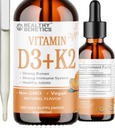 Vitamine liquide D3 K2 Plus Vitamine K2 MK-7.000UI Vitamine D gouttes liquides
