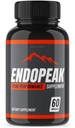 Endopeak Peak Performance Capsules for Men, Maximum Strength, Ultra Pure Non-GMO Vegan Supplement, Advanced Formula (60 Capsules)
