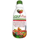 LiquiVive Liquid Vitamins Mega Nutrition | Vegetarian Daily Multivitamin Balance Immune Support Booster Superfood of Nature | Vitamin C D3 A B12 E K | 99.9% Vegan Non-GMO Gluten Free 32 fl oz