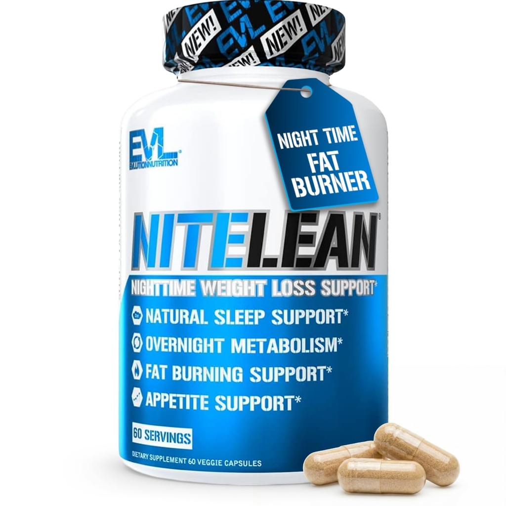 Brûleur de graisse de nuit pour le soutien de la perte de poids - Belly Fat Burner pour les hommes et les femmes avec le thé vert et l'extrait de haricot blanc - Métabolisme de nuit Booster et l'optimisation du sommeil pour aider Stubborn Fat Loss