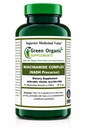 Suppléments organiques verts Niacinamide, Niacin, NAD, NADH, Haute Absorbable, Non-OGM, Sans gluten (Single)