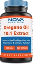 Nova Nutritions Huile d'Origan 250 mg 10:1 Extrait - Sans OGM et sans gluten - Huile de pilules d'Origan - Support immunitaire - 120 Softgels
