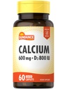 Sundance Calcium 600mg avec D3-S 60 Caplets