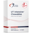 Conceptions pour la santé D-mannose avec des croustilles aux canneberges - UT Chews intensifs pour les femmes + hommes, supplément de soutien de tract urinaire avec extrait de canneberge - naturel orange aromatisé - végétalien (30 comprimés)