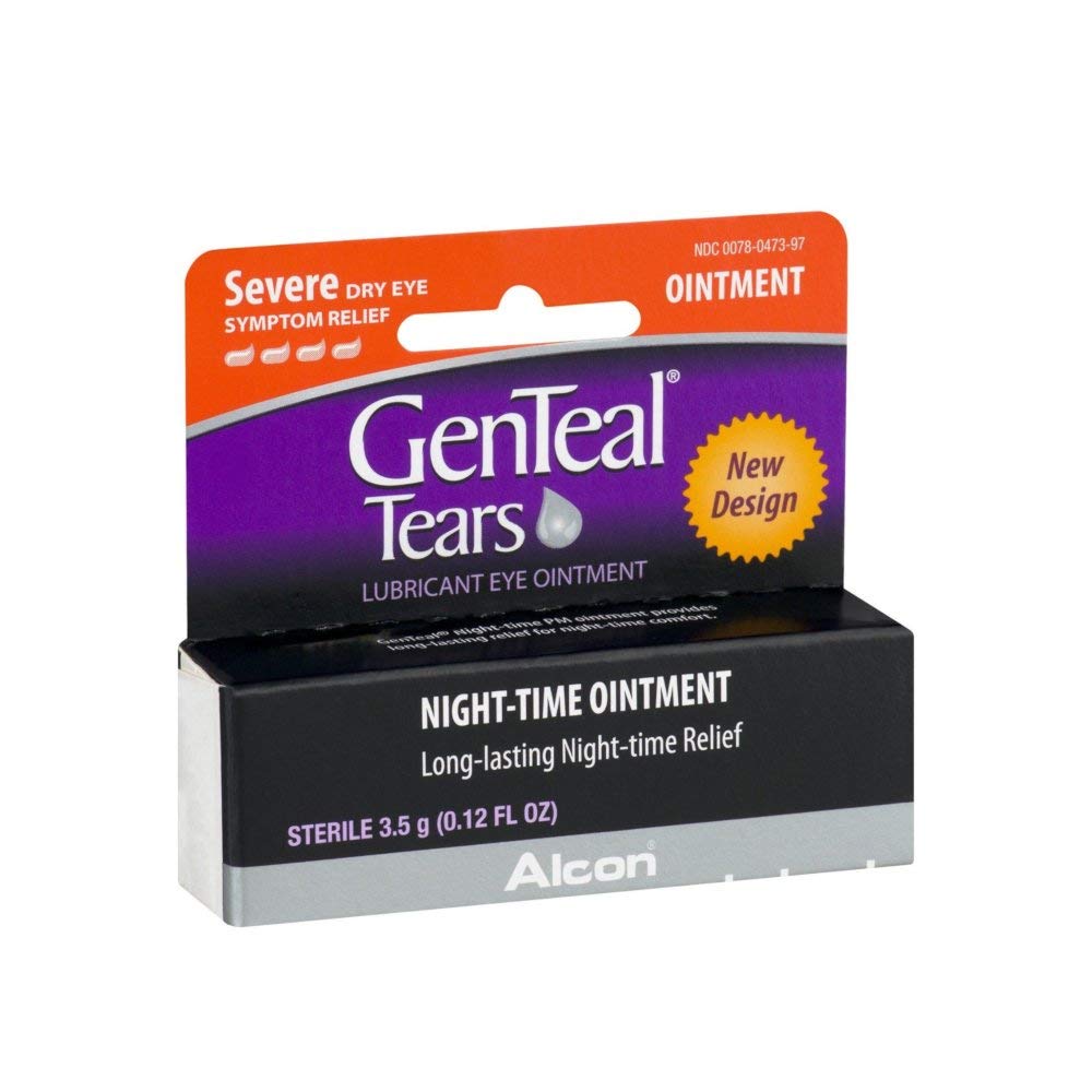 Genteal Pm Sec Oeil Relief Grave Point nocturne .12 fl oz (4 Pack)