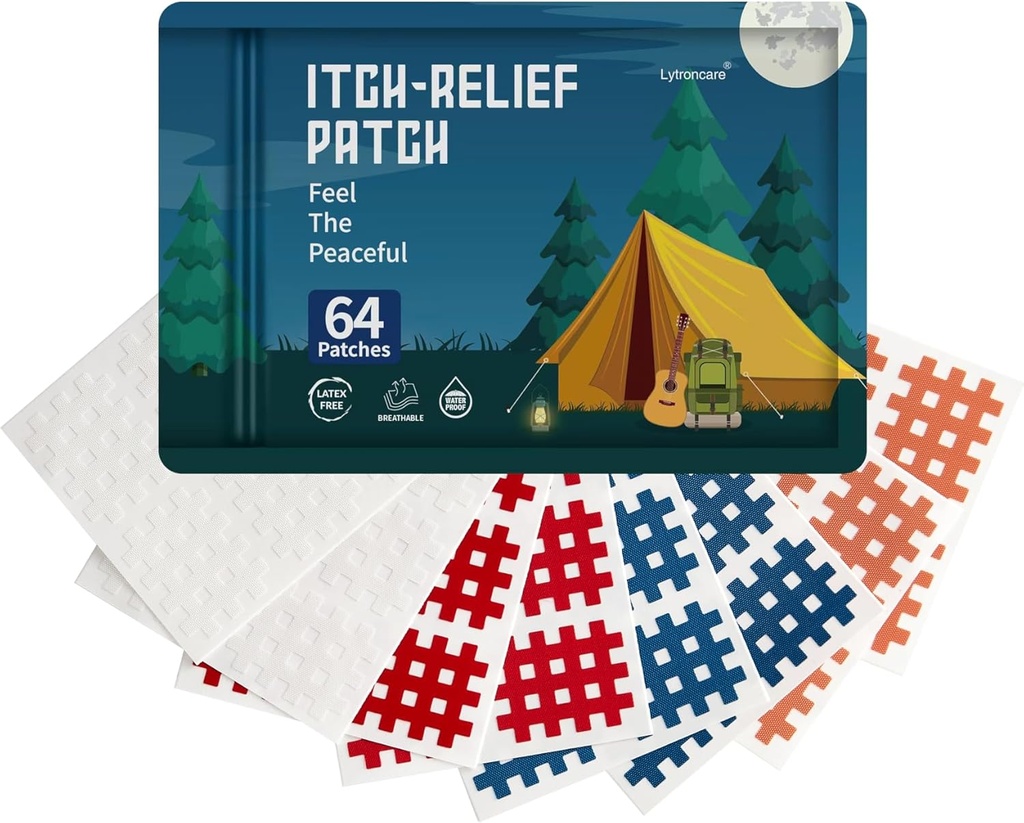 Patch antidémangeaison pour les enfants (64 comtes),Essentials de voyage pour les enfants,Ingrédients naturels