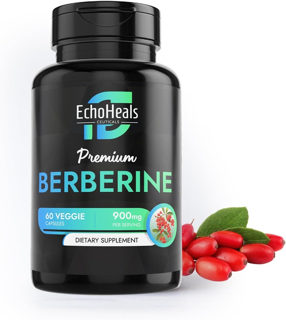 Supplément berbère - naturel à base végétale avec cannelle Ceylan, curcuma, piperine, vitamines B6, C, D - Vegan-Amiendly - 60 capsules végétales, 900mg.