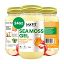 Gel de mousse de mer Pomme Cider Vinegar 24oz Wildсrafted Gold Gel de mousse de mer de Sainte-Lucie
