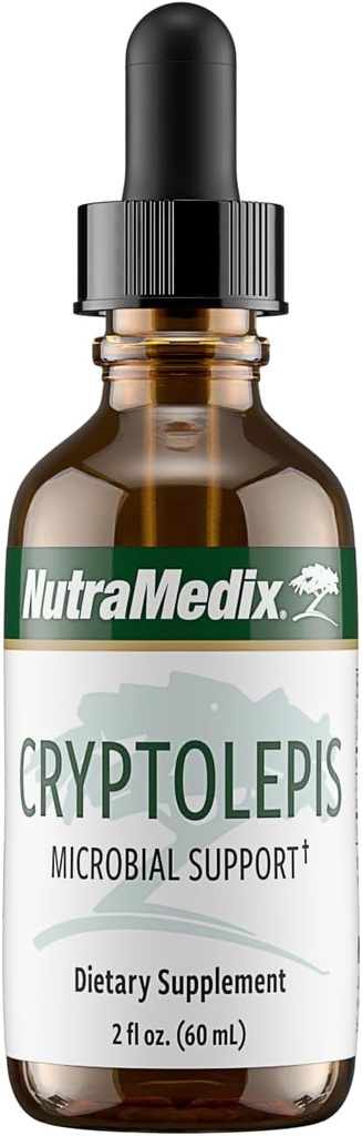 NutraMedix Cryptolepis Liquid Supplements - Promouvoir le soutien quotidien aux microbes et à l'immunité - Vitamines liquides pour les femmes et les hommes - Large spectre et optimisé pour l'absorption (2 Fl Oz)