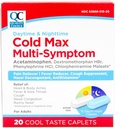 Quality Choice Day & Night Cold Max Multi-Symptom, Cold & Flu Medicine, Pain Reliever, Fever Reducer, Cough Suppressant, Nasal Decongestant, 24 Hour Relief Cool Taste Caplets
