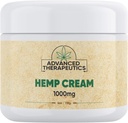 Thérapeutique avancée Crème de chanvre 1000Mg 4 Once Muscle et articulation avec le chanvre et l'arnica pour les muscles, les genoux, le cou et le bas du dos. Moins de confort Durée 24 heures
