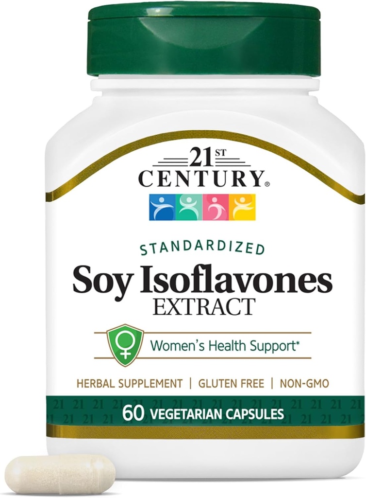Soja Isoflavones Veg Capsules, 60Count