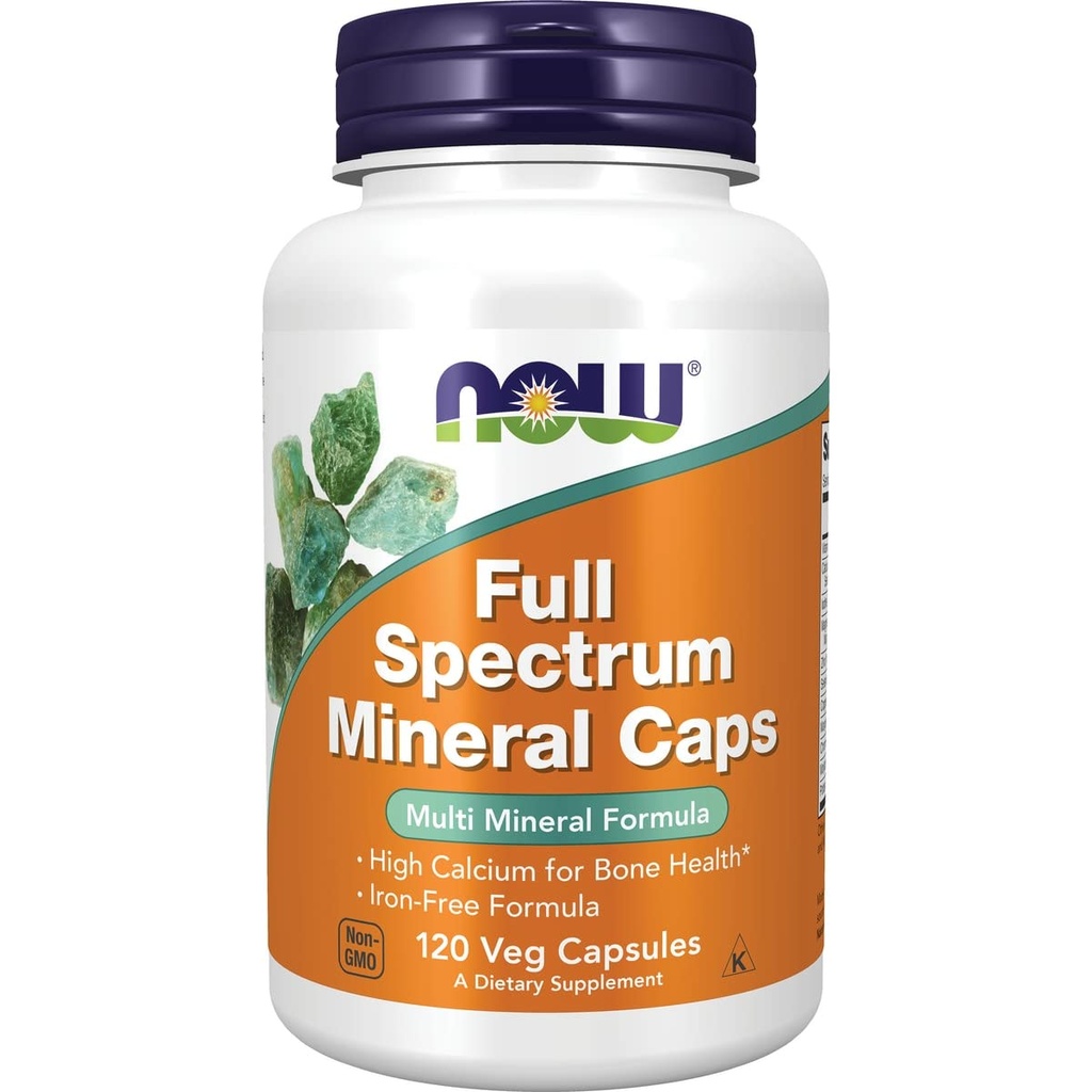 MAINTENANT Aliments, plein spectre Minéraux CAPS 120 CAPS