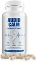 Audio Calm - Relief d'acouphène pour les oreilles - Vitamines de santé de l'oreille - Solution de Relief d'acouphène naturelle - Relief d'acouphène rapide, Buzzing, Clicking et Réduire le bruit d'oreille
