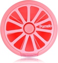 Creative Portable Mini 7 jours hebdomadaire forme circulaire Rotary Mute Fruit Style Pill Case (Pomelo)