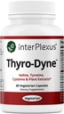 InterPlexus Thyro-Dyne - Extraits d'iode, de tyrosine et de plantes pour support thyroïdien- sans gluten, sans lait, sans soja - 60 capsules (30 portions)