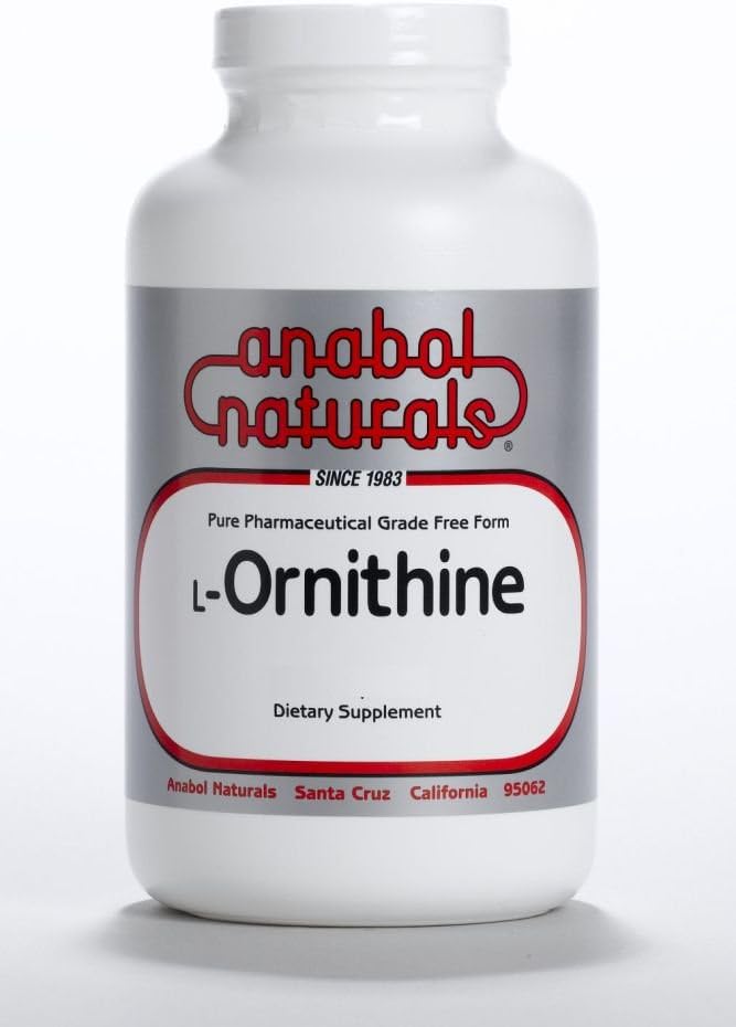 Anabol Naturals L-Ornithine 200 Grams Pure Poudre