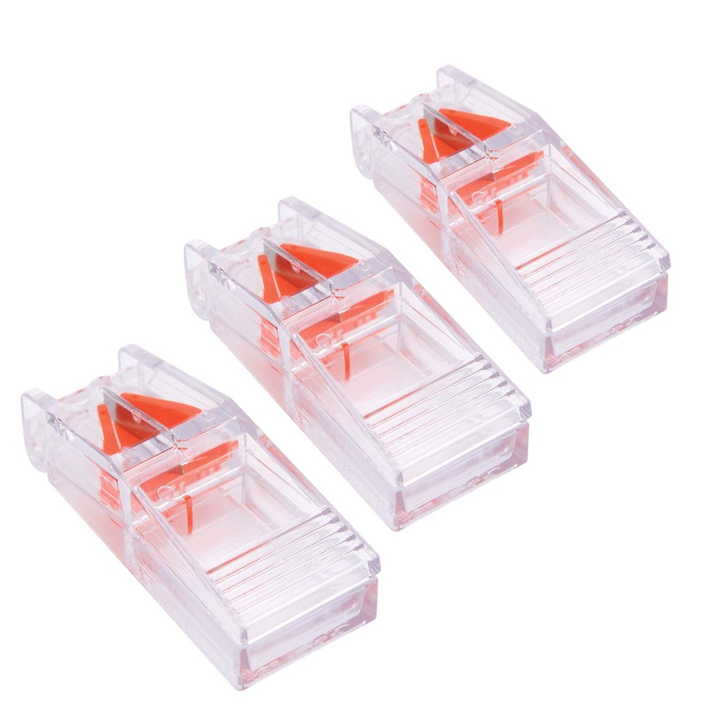 Splitter de Pill Deluxe Apex - Splitter de Pill avec garde à lame rétractante - pour couper de petites pilules ou de grandes pilules en moitié