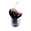 Hearing Amplifier for Seniors Adults Noise-Cancelling - Elderly Listening Assistance Device Products Invisible Voice Sound Amplifiers Hearing Aid Cleaning Brush Included (Black Right)