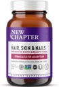 Nouveau Chapitre Biotine Supplément, Vitamines Vegan Peau et Nails avec Biotine Fermentée + Astaxanthine - 60 Compte