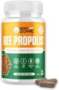 Capsules de propolis d'abeilles – Supplément de soutien à 100% énergie naturelle et immunologique.