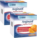 Arginaid Arginine en poudre mélange, orange - Besoins nutritionnels pour les soins des plaies - 0,32 OZ Packets (14 CT/paquet) (paquet de 2)