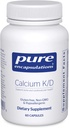 Encapsulations pures Supplément Calcium K/D de la force osseuse, du système immunitaire, du colon et de la santé cardiovasculaire*