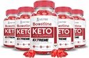 Laboratoires justifiés (5 Pack Boostline Keto ACV Gummies Extreme 2000MG Boost Line Keto Gummies vinaigre de cidre de pomme formulé avec jus de betterave de grenade poudre B12 végétalien non OGM 300 Gummys