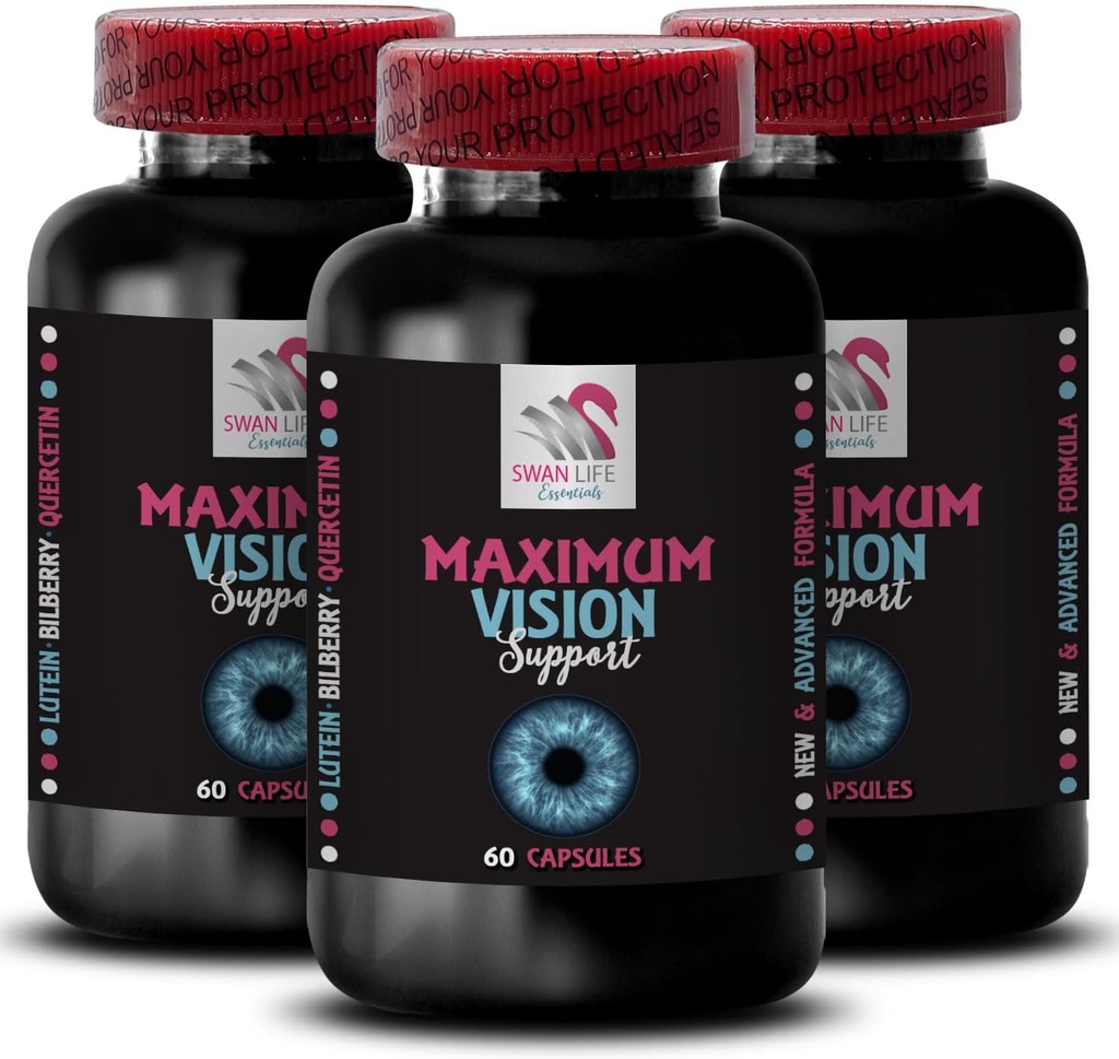 Meilleure vue - EYE VISION SUPPLÉMENT - Aiguiseur de focale, Vision Crisp, Image plus claire, Avantage de focale, Limpidité de la vision, Perception pure, Force de la vision, Perspective claire, Scènes lumineuses 3 Bouteilles 180