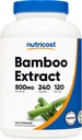 Nutricost Bamboo Extract, 400 mg, 240 Capsules - Vegan, Gluten Free and Non-GMO - 120 Servings with 800 mg