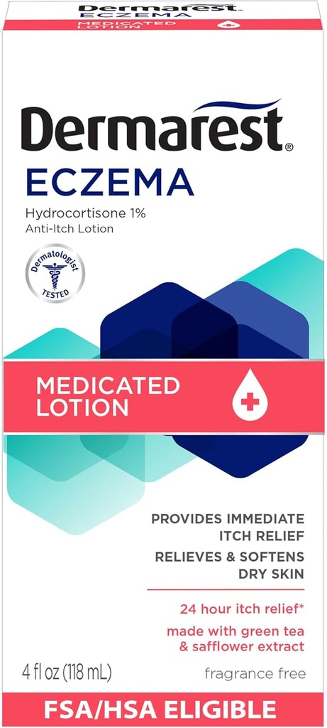 Dermarest Eczema lotion médicamentée, 4 fl oz (paquet de 1)