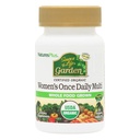 Natures Plus Source de vie Jardin Femmes biologiques certifiées Une fois par jour Multivitamine - 30 Comprimés végétaliens - Ingrédients entiers purs, naturels - Boost énergétique - Végétarien, sans gluten - 30 portions