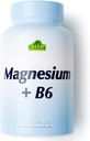 Magnésium Plus B-6 500 Mg par Alfa Vitamines - Santé cardiovasculaire - Supporte la production d'énergie &r Fonction enzymatique - 100 Capsules