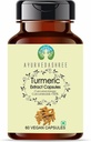 Extrait de curcuma 500mg - 60 Capsules Végétariennes.