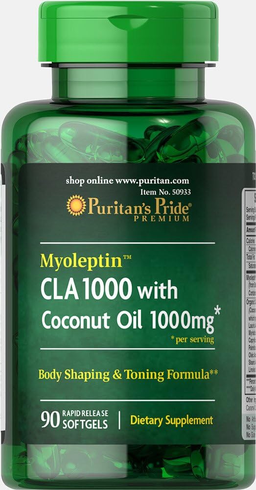 La fierté de Puritan Myoleptin CLA 1000 avec l'huile de coco-90 Softgels