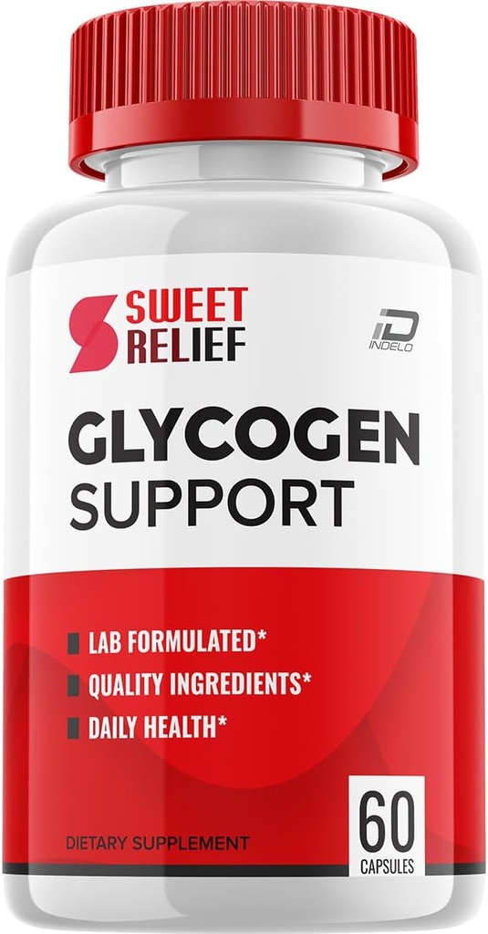 Sweet Relief Glycogen Capsules de soutien - SweetRelief Optimizer Formule avancée, Supplément Sweet Relief, Avis SweetRelief Booster, Supplément Glycogen (1 Pack - 60 Capsules)
