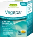 Igennus Vegepa Omega 3 Huile de poisson sauvage et mélange d'huile de Primrose du soir, 560 mg EPA Plus GLA, 60 petits softgels