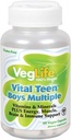 VegLife Vital Adolescents Garçons Multiple Veg Cap, 60 comtes