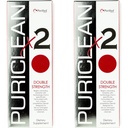 Wellgenix Puriglean x2 Detox Cleanse - Double Strength Deep System Cleanser - Formulé avec deux mélanges exclusifs uniques pour le nettoyant le plus fort, supprimer les toxines - 16 oz, 4 capsules, 2 pack