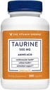 La Vitamine Shoppe Taurine 500MG, acide amino de forme libre avec vitamine B6, (300 capsules)