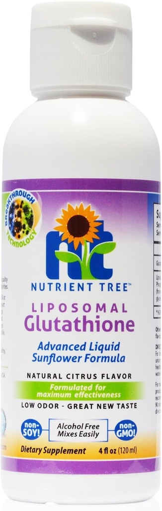 Glutathion liposomale: Nouvelle formulation: Non-Soy Non-GMO: Fabriqué aux États-Unis