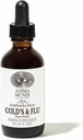 Anima Mundi Apothecary Cold's & Flu Tonic - Des gouttes de soutien immunitaire avec Echinacea, Ail, Turmeric Root & Fresh Ginger - Supplément liquide de soutien du système immunitaire (2oz / 60ml)