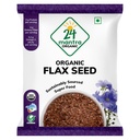 24 Graines de lin biologique de Mantra USDA certifié biologique européen pesticides biologiques sans adultération sans sodium - Pack de 1