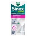 Vicks Sinex Spray nasal sévère avec hydratant ultra fine brume, Cognés pour le soulagement du nez farci du froid, de l'allergie, de la pression sinusale - 265 sprays