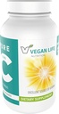 Vegan Life Nutrition - Supplément de vitamine C pure - Sans gluten, sans OGM - Soutien immunitaire et santé des globules blancs - 120 capsules