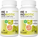 Probiotiques pour les femmes et les hommes - 300 milliards CFU, 24 souches + 15 herbes biologiques mélange de prébiotiques, probiotique quotidien pour la santé digestive, immune, Gut, Bloating - 120 Capsule végétarienne (120 jours d'approvisionnement)