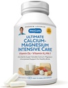 ANDREW MOINSMAN Ultimate Calcium-Magnésium Intensive Care with Vitamine D3 & K2 MK7-120 mcg - 180 Capsules – Bone and Skeleton Health Essentials. Doucement, facile à avaler, super soluble. Aucun additif