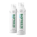 Biogel Professional Strength Pain Relief Aerosol Spray, Arthritis Pain Relief, Knee & Lower Back Pain Relief, Soulagement musculaire douloureux, ASF admissible, 2 Pack (4 FL OZ Biogel Mentol Spray)